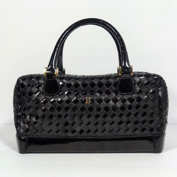 Bally Handbags - Bally Vintage Mini Basket Weave Boston Bag